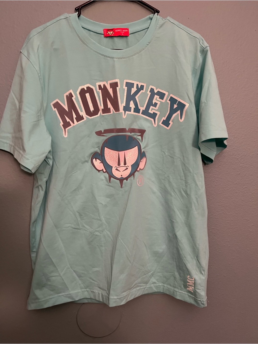 Graphic Tee - Light Aqua Men’s Shirt
